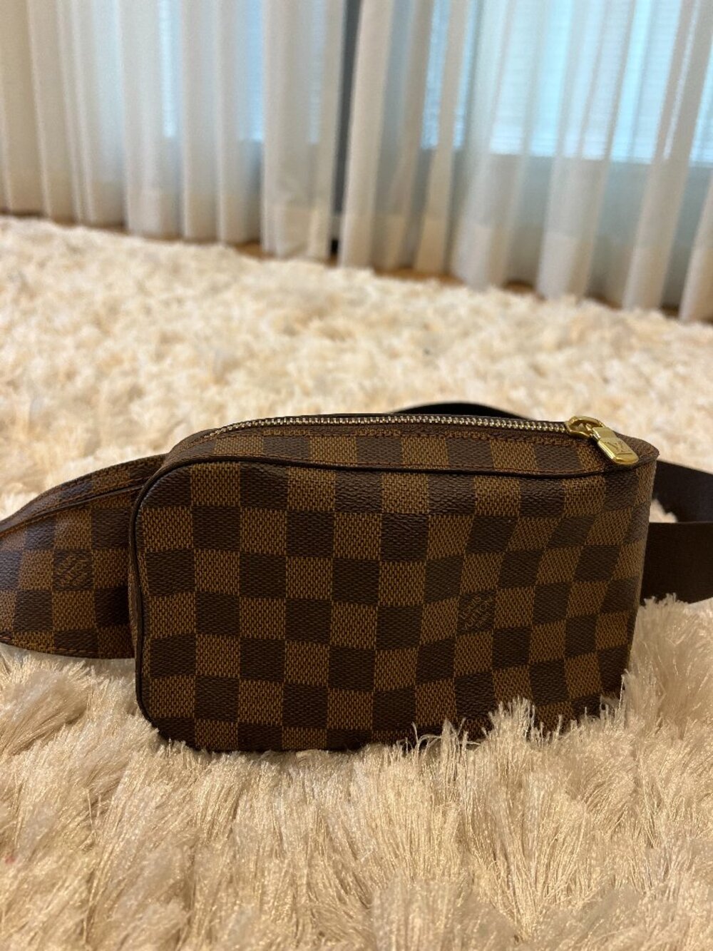 Authentic  Louis Vuitton Geronimos waste bag damier